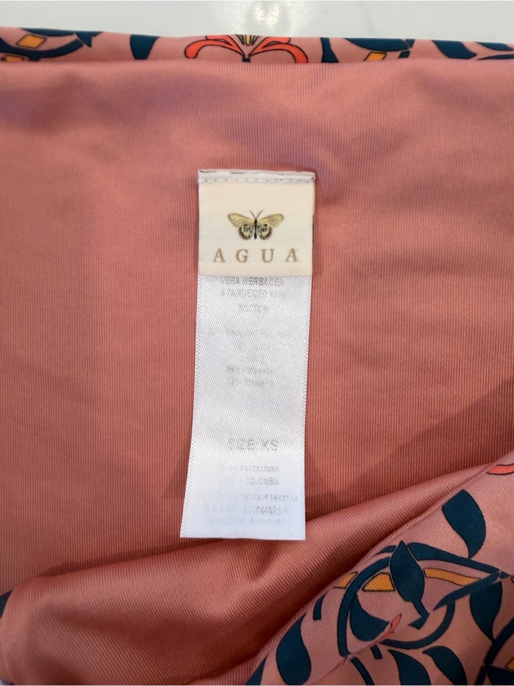 Agua by Agua Bendita Vera Herbacea Atardecer Bikini Bottom XS - Picture 4 of 6